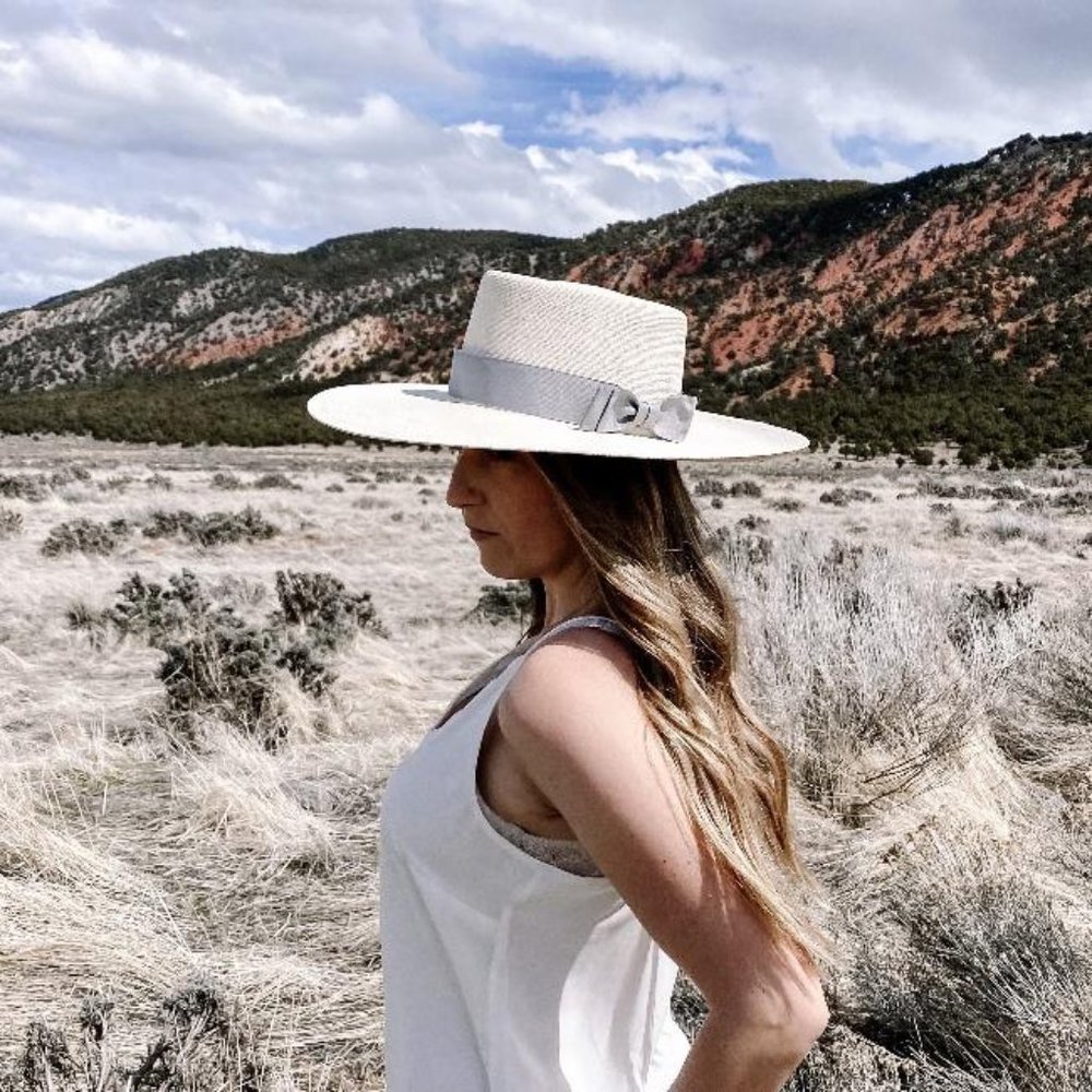 Atwood Wide Brim Palm Leaf Straw Hat